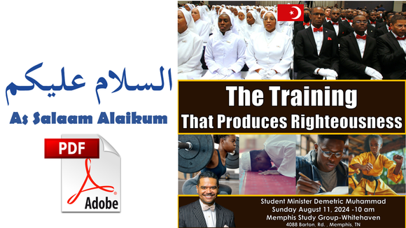 PDF DOWNLOAD LECTURE PRESENTATION SLIDES: The Training That Produces Righteousness